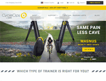 Tablet Screenshot of cycleops.com